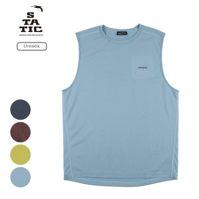 衬衫 - スタティック STATIC アジャスト スリーブレス シャツ ユニセックス ADJUST SLEEVELESS SHIRTS Unisex ノースリーブ タンクトップ 軽量 35230