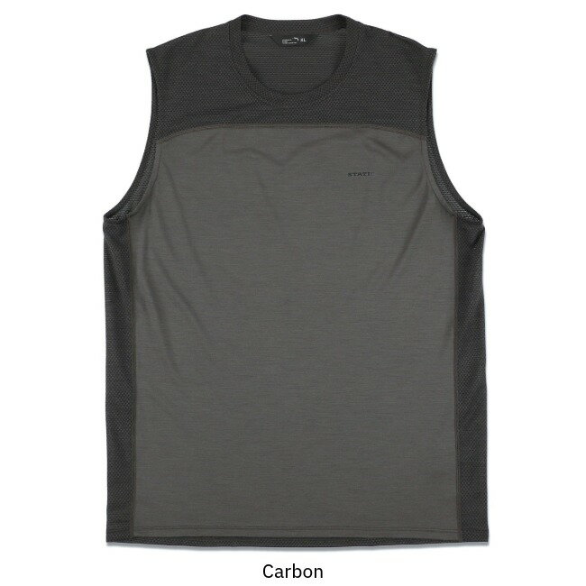 スタティック STATIC コードウール スリーブレス ユニセックス CHORD WOOL SLEEVELESS ノースリーブ タンクトップ ウール 105201 2