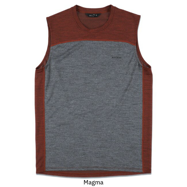 スタティック STATIC コードウール スリーブレス ユニセックス CHORD WOOL SLEEVELESS ノースリーブ タンクトップ ウール 105201 3