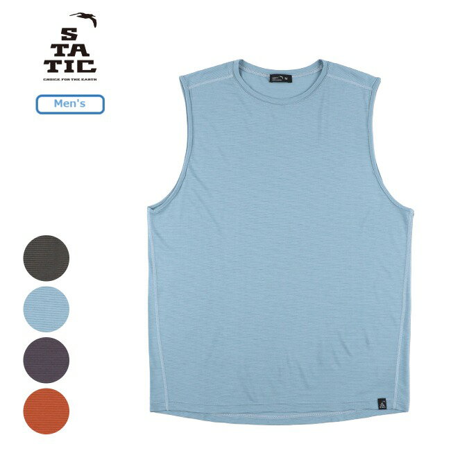 Rakuten - スタティック STATIC オール エレベーション スリーブレス メンズ ALL ELEVATION SLEEVELESS M's ノースリーブ タンクトップ ベースレイヤー アウトドア 35211