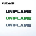 ユニフレーム UNIFLAME UFロゴステッカー大 トリオII