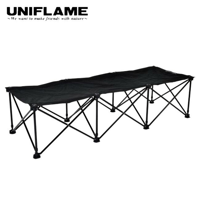 ユニフレーム UNIFLAME リラックスコット オールブラック コット ベッド 椅子 チェア コンパクト 680186