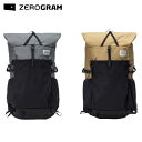 ゼログラム ZERO GRAM Yaki Backpack 20L ロールトップ型デイパック20L 軽登山からタウンユースまでタフに使える