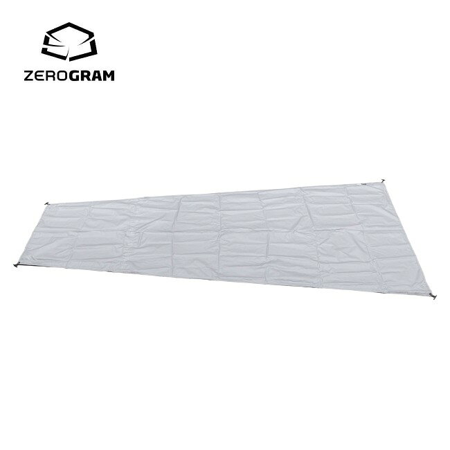 ZERO1 Pro フットプリント（Stone Gray） テントボトムを浸水・摩擦・汚れから保護。ZERO1 Proの性能を最大限に引き出す軽量専用グランドシート。 【POINT】 ■ZERO1 Pro テント本体の完全専用設計 ・軽量ソロシェルター「ZERO1 Pro」のフロア形状に合わせて作られた専用サイズのフットプリント（グランドシート）です。 　ぴったりフィットするため、設営時のもたつきや不要なはみ出しを防ぎます。 ■ボトム生地の浸水・摩擦・ダメージを強力に保護 ・小石や枝、鋭利な地表によるテントフロアの擦れや傷を防ぐだけでなく、地面からの不快な湿気や浸水をシャットアウト。 　悪天候や濡れた地面でも快適な住居スペースを維持します。 ■わずか108g（収納袋込み）のウルトラライト設計 ・スタッフサックを含めてもわずか108gと超軽量。 　UL（ウルトラライト）ハイクやファストパッキングの機動性を損なうことなく持ち運べます。 ■専用スタッフサック付属でコンパクト収納 ・収納サイズは12×16cmと手のひらサイズに収まり、パッキングの隙間にすっきりと収納可能です。 【SPEC】 カラー：Stone Gray（ストーングレー） サイズ：205(L) x 100(W)cm パッキングサイズ：12(L) x 16(H)cm 重量：108g（スタッフサックを含む） 構成：フットプリント本体、専用スタッフサック 対応モデル：ZEROGRAM ZERO1 Pro【ゼログラム ZEROGRAM ゼロワンプロ フットプリント ZERO1 Pro Footprint】 ZERO1 Pro フットプリント（Stone Gray） テントボトムを浸水・摩擦・汚れから保護。ZERO1 Proの性能を最大限に引き出す軽量専用グランドシート。 【POINT】 ■ZERO1 Pro テント本体の完全専用設計 ・軽量ソロシェルター「ZERO1 Pro」のフロア形状に合わせて作られた専用サイズのフットプリント（グランドシート）です。 　ぴったりフィットするため、設営時のもたつきや不要なはみ出しを防ぎます。 ■ボトム生地の浸水・摩擦・ダメージを強力に保護 ・小石や枝、鋭利な地表によるテントフロアの擦れや傷を防ぐだけでなく、地面からの不快な湿気や浸水をシャットアウト。 　悪天候や濡れた地面でも快適な住居スペースを維持します。 ■わずか108g（収納袋込み）のウルトラライト設計 ・スタッフサックを含めてもわずか108gと超軽量。 　UL（ウルトラライト）ハイクやファストパッキングの機動性を損なうことなく持ち運べます。 ■専用スタッフサック付属でコンパクト収納 ・収納サイズは12×16cmと手のひらサイズに収まり、パッキングの隙間にすっきりと収納可能です。