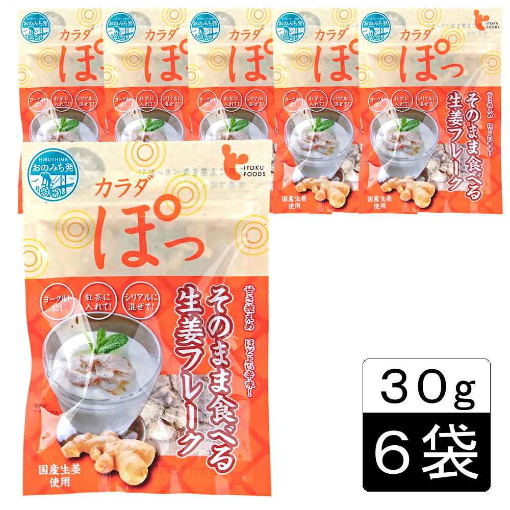 (55)生姜フレーク 乾燥生姜 カラダぽ