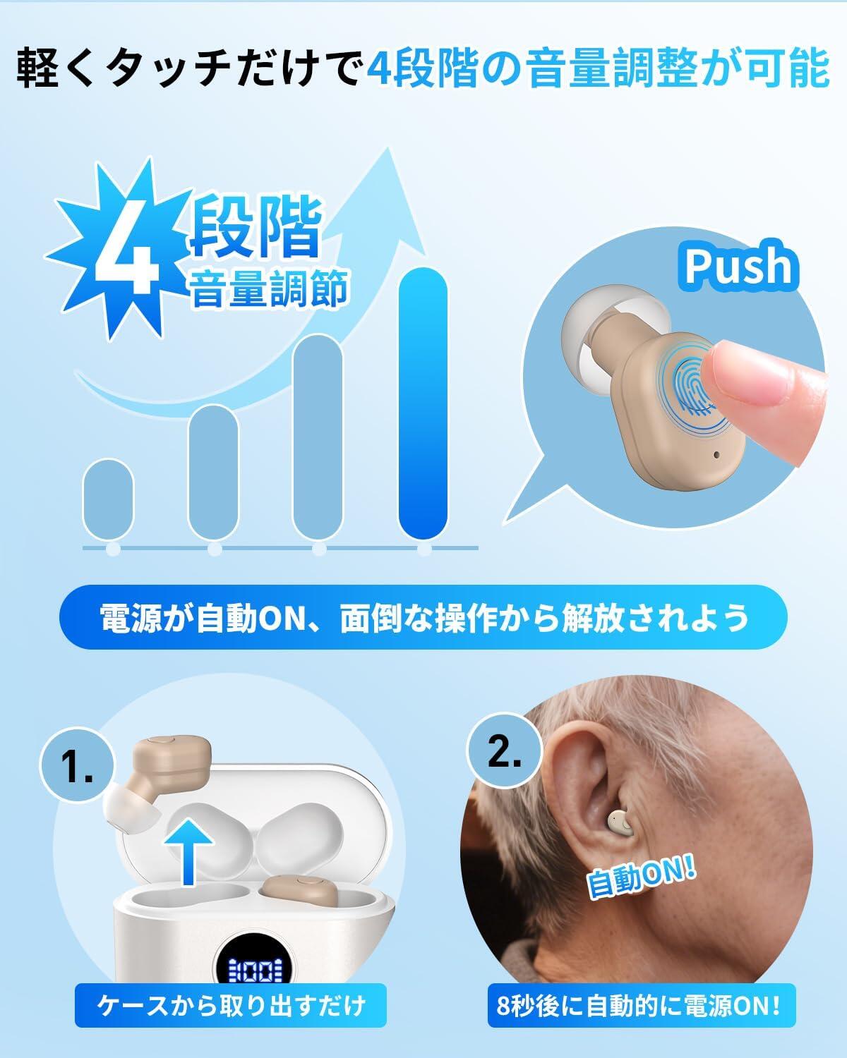 【最大2,000円OFFクーポン】集音器 高齢者 しゅうおんき 2025年革新型 小さい耳に...