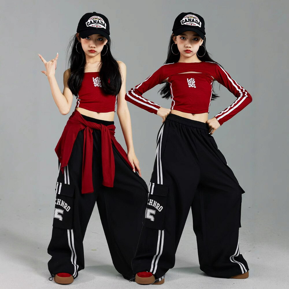 韓国 子供服 ステージ 衣装 キッズ ダンス 衣装 ヒップホップ ガールズ K-POP 韓国...