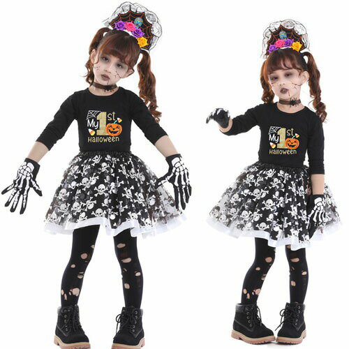 Rakuten - ハロウィン 子供用 コスプレ悪魔 骸骨 衣装仮装 コスチューム キッズコスプレ ドレス 魔女 コスプレ衣装 悪魔 ウィッチ 子供用 魔法使い デビル 子供用 ハロウイン ハロウィーンキッズ