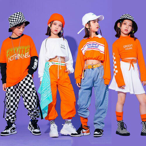樂天商城 - ダンス服 演出服 子供服 秋 長袖 練習着 キッズ ダンス 衣装 パンツ ヒップホップ 女の子 男の子 セットアップ シャツ hiphop 韓国 子供 ダンス衣装 トップス ダンス セット カコイイ