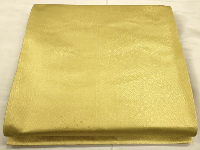 平和屋着物◎六通柄袋帯　霞文　金糸　正絹　逸品　CAAT5166ft