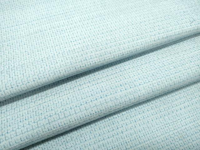 平和屋着物●結城紬 80亀甲 総詰め 正絹 逸品 DAAT1246tw