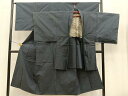 平和屋着物■男性 本場大島紬 アンサンブル 80亀甲 正絹 逸品 BAAR0045jr