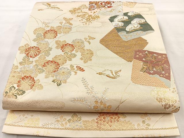 未着用 袋帯 陶漆箔 横段 プリズム 金箔 着物 004k 楽天市場】漆箔(帯|和服):レディースファッションの通販