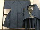 平和屋着物●男性 本場大島紬 アンサンブル 亀甲絣 正絹 逸品 AAAR7632ph