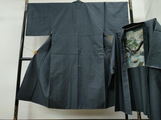 平和屋着物■男性 本場大島紬 アンサンブル 総絣 正絹 逸品 未使用 CAAM0001yc