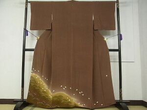 平和屋着物■豪華色留袖 作家物 舞花弁 松 暈し染め 鬼しぼ縮緬 逸品 CAAF9027vf