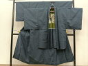 平和屋着物■男性 本場大島紬 アンサンブル 80亀甲 正絹 逸品 BAAQ0280jr