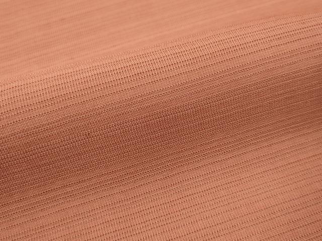 平和屋着物＊夏物 色無地 変わり絽 甚三紅色 正絹 逸品 CAAT7327vp