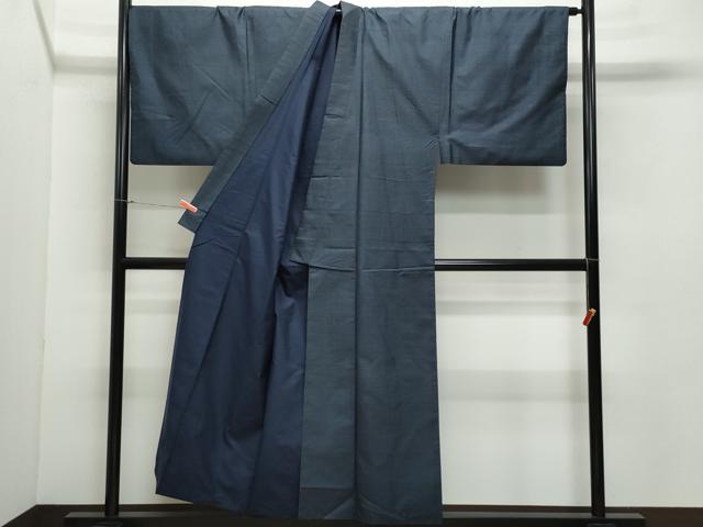 平和屋着物●男性　本場大島紬　アンサンブル　100亀甲　総詰め　キングサイズ　正絹　逸品　CAAZ8145vf