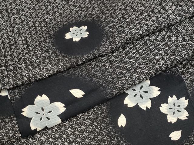 平和屋着物∴夏物浴衣・小紋兼用花丸...