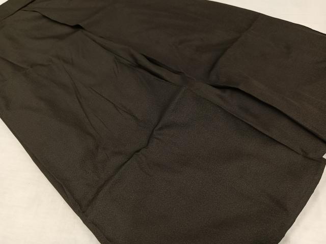 平和屋着物●男性　馬乗り袴　赤墨色　正絹　逸品　AAAZ6823ph