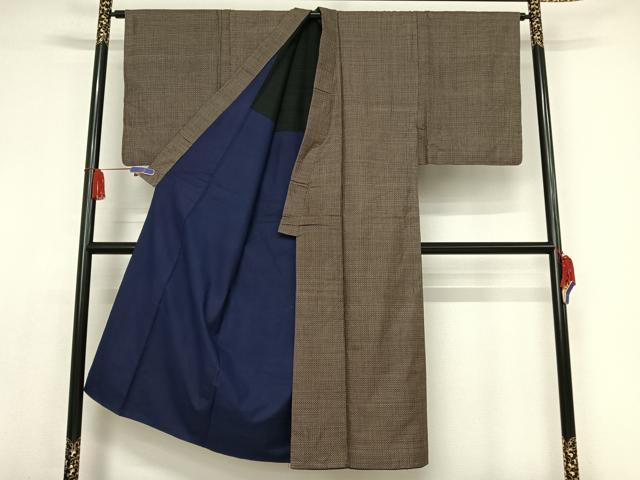 平和屋着物●男性　男柄の最高峰　西郷柄　西郷絣　本場大島紬　アンサンブル　中有馬　正絹　逸品　AAAW4202np