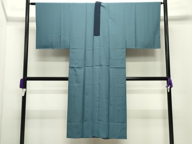 平和屋着物●男性　長襦袢　無双仕立て　風景文　暈し染め　金彩　洗える着物　CABD8945gh