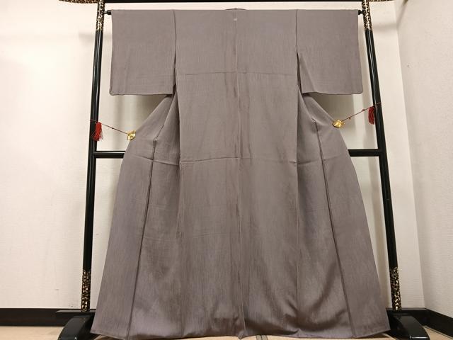 乐天商城 - 平和屋着物●無地絵羽訪問着　樹林文　胡桃染色　正絹　逸品　AABG2857ph