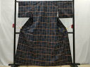 平和屋着物■上質な紬 琉球絣文様 正絹 逸品 AAAV6501ru