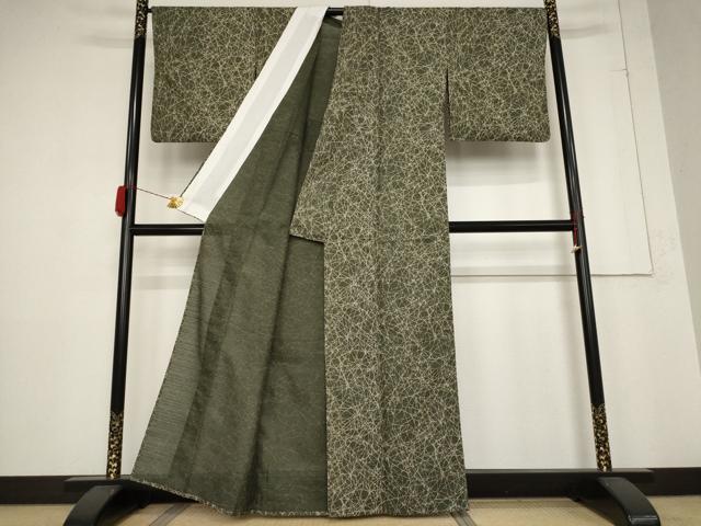平和屋着物＊夏物　小紋　絽　霞文　正絹　逸品　AABB5920st 3