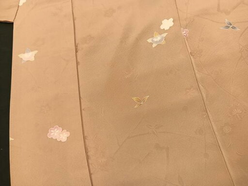 平和屋着物■上質な小紋 地紋起こし 舞花文 正絹 逸品 BAAN9853pu 平和屋着物■上質な小紋 地紋起こし 舞花文 正絹 逸品 BAAN9853pu