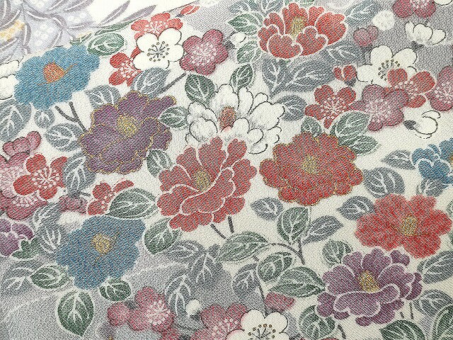 平和屋着物■訪問着　雪芝枝花文　金彩　正絹　逸品　CABA6830ev