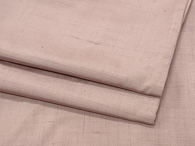平和屋着物●上質な紬 色無地 鴇浅葱色 正絹 逸品 CAAZ8318vf