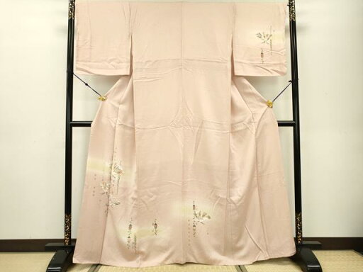 平和屋着物■訪問着 檜扇花唐草文 暈し染 正絹 逸品 DAAQ2307fe 平和屋着物■訪問着 檜扇花唐草文 暈し染 正絹 逸品 DAAQ2307fe