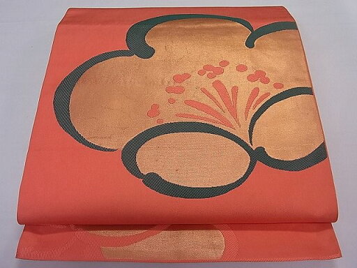 平和屋着物■本袋帯 舞花文 金糸 逸品 ut4123 平和屋着物■本袋帯 舞花文 金糸 逸品 ut4123