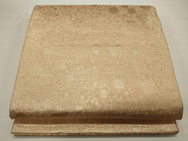 平和屋着物◎全通柄袋帯　箔散らし　金糸　正絹　逸品　CAAW9432qe