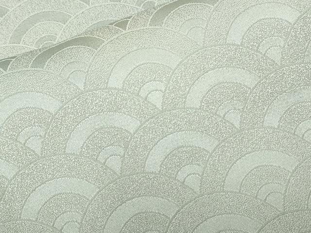 平和屋着物■上質な小紋　青海波文　暈し染め　正絹　逸品　CABA6834ev