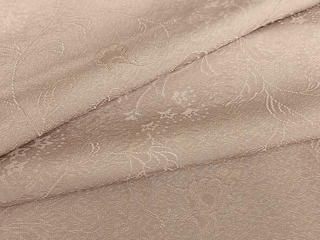 平和屋着物●上質な色無地 更紗花唐草地紋 鴇浅葱色 正絹 逸品 AAAZ7429zg