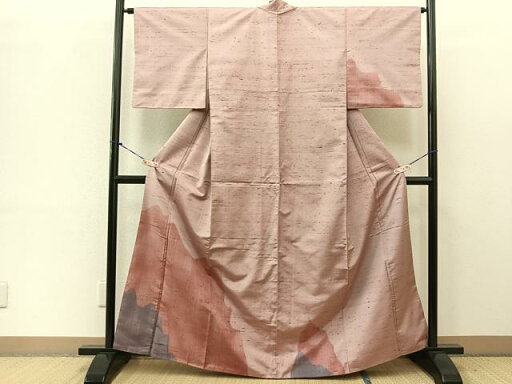 平和屋着物■訪問着 紬地 霞文 三越扱い 正絹 逸品 BAAL5751me 平和屋着物■訪問着 紬地 霞文 三越扱い 正絹 逸品 BAAL5751me