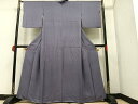平和屋着物■上質な色無地 紗綾形地紋 正絹 逸品 AAAX8303ph