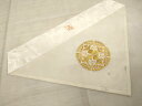 平和屋着物■打敷 内敷 三角 刺繍 花丸文 金糸 法衣 寺院 仏具 仏教 僧侶 神職 装束 AAAK2354Aja
