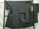 平和屋着物■男性 本場大島紬 アンサンブル 80亀甲 正絹 逸品 CAAP0842gh