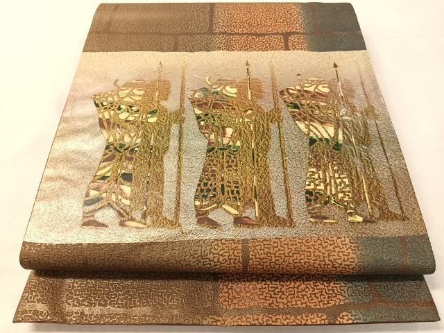 AA130袋帯 大太鼓 金銀糸　エジプトの壁画模様 楽天市場】エジプト（帯｜和服）：レディースファッションの通販
