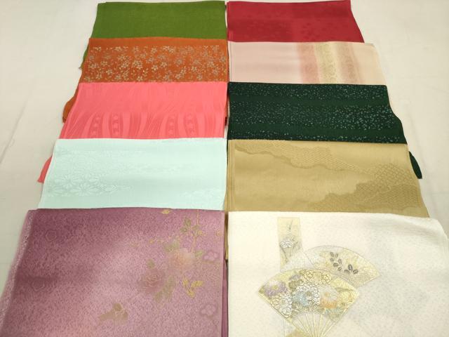 平和屋着物★和装小物　帯揚げ10枚セット　正絹　逸品　DAAX2508xg(4)