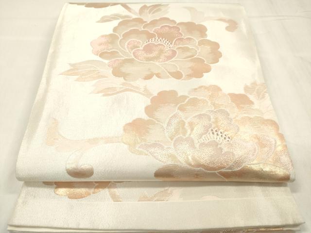 乐天商城 - 平和屋着物◎六通柄袋帯　牡丹唐草文　金糸　正絹　逸品　DABB6818ea