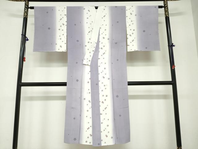 平和屋着物●長襦袢　袷　作家物　花小町　暈し染め　正絹　逸品　DABC2793ud