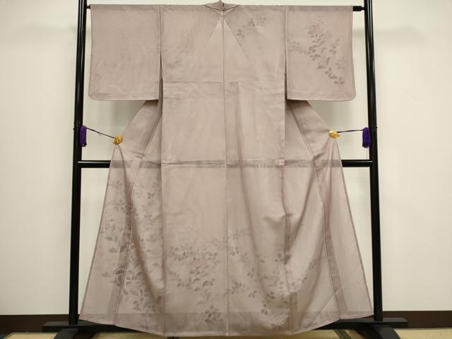 Rakuten - 平和屋着物▽訪問着　単衣　無双　紗袷　紗×紗　枝花文　正絹　逸品　未使用　CAAV0890ou