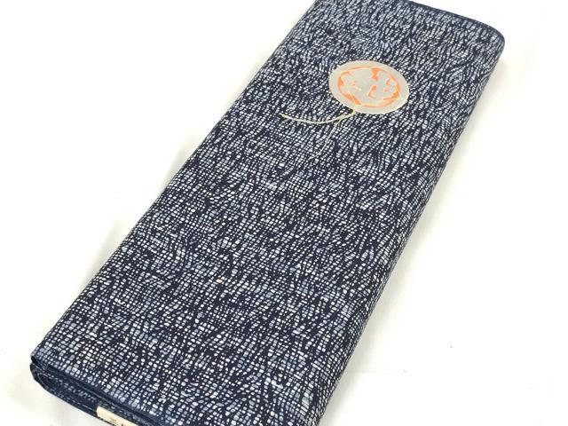 平和屋の平和屋着物∴夏物 男性 浴衣 反物 着尺 芝格子 三越扱い 綿 逸品 未使用 DABA7032zzz｜アングル2