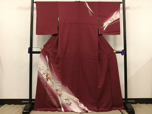 平和屋着物■訪問着 草花文 暈し染め 正絹 逸品 AAAT4408mf 平和屋着物■訪問着 草花文 暈し染め 正絹 逸品 AAAT4408mf