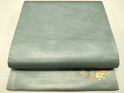 平和屋着物◎六通柄袋帯 霞文 ワンポイント 金糸 引箔 正絹 逸品 DAAS5828we 平和屋着物◎六通柄袋帯 霞文 ワンポイント 金糸 引箔 正絹 逸品 DAAS5828we
